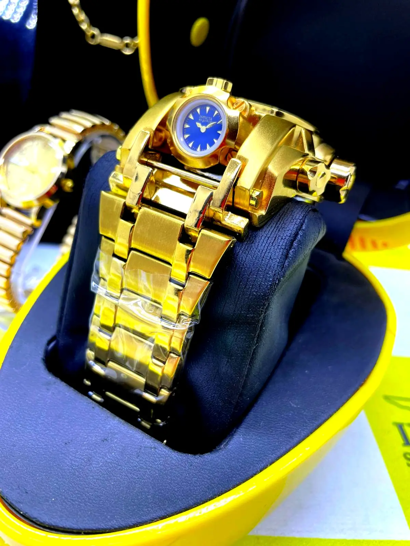 KIT CASAL 💎 1x Invicta Zeus Magnum + 1x Relógio Feminino Quartz + BRINDES + FRETE GRÁTIS (TEMPO LIMITADO)