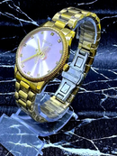 PROMOÇÃO Relógio Feminino G U C C I Funcional Fundo Rosa Claro + FRETE GRÁTIS