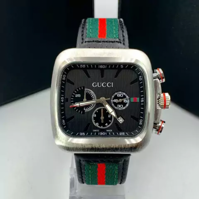 Coupe - prata, branco, verde e vermelho - Pulseira de tecido - À PROVA D'ÁGUA - cod110