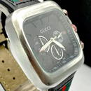 Coupe - prata, branco, verde e vermelho - Pulseira de tecido - À PROVA D'ÁGUA - cod110