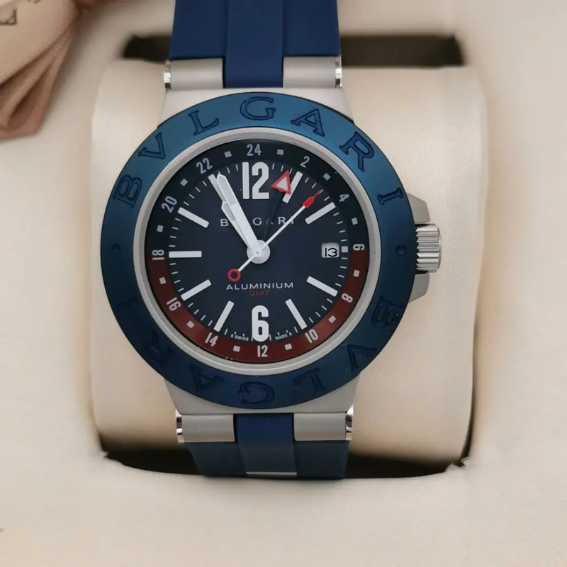 Relógio Bvlgari Aluminium/azul CB40T