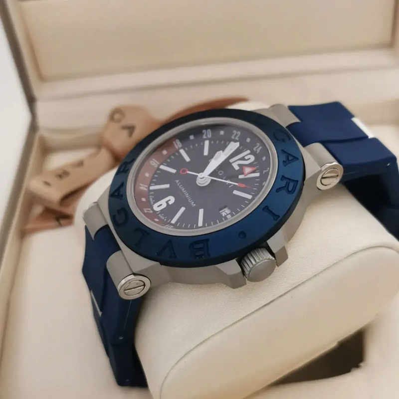 Relógio Bvlgari Aluminium/azul CB40T